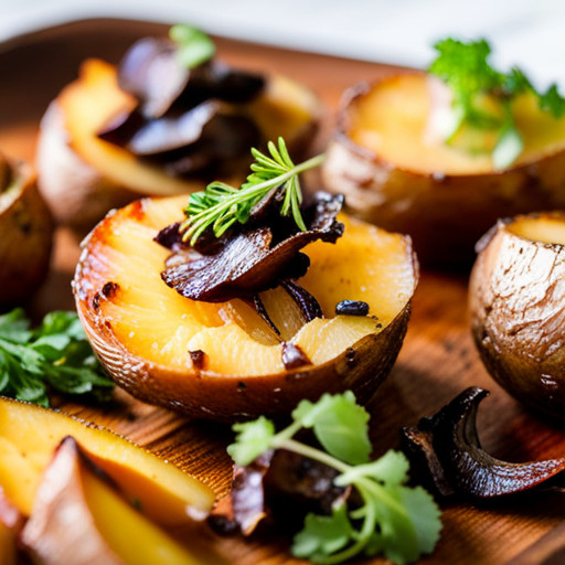 Délicieux plat de Pommes de terre et champignons 91182